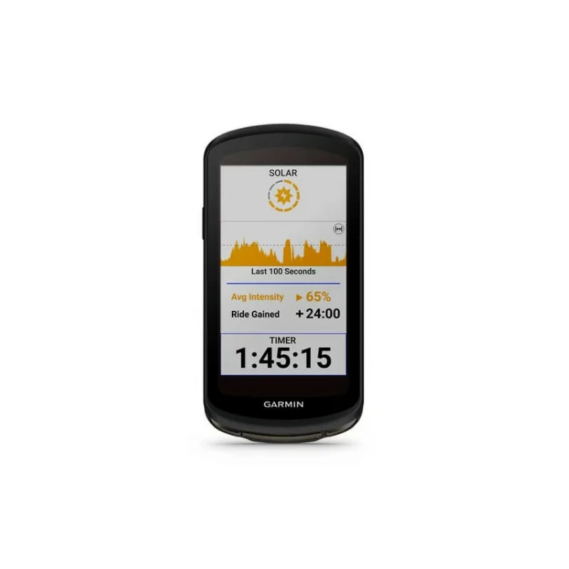 GARMIN EDGE 1040 SOLAR - Compteur GPS Vélo Haute Performance avec Énergie Solaire
