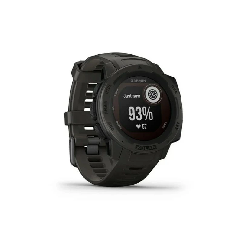 Garmin Instinct Solar Graphite - Montre GPS Solaire Robuste - Compteurs GPS/Route – Image 3