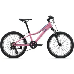 LIV ENCHANT 20 PINK 2022 - VTT Enfant, Cadre Léger, Rose Vif