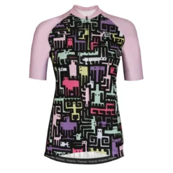 Maillot de Vélo Route Femme La Roue Libre Faune Invader - Confort et Style