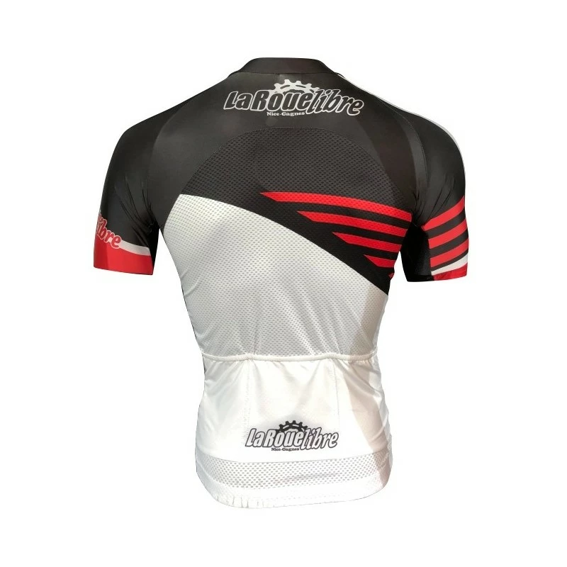Maillot La Roue Libre Rouge - Maillot de Vélo de Route Confortable et Performant – Image 2