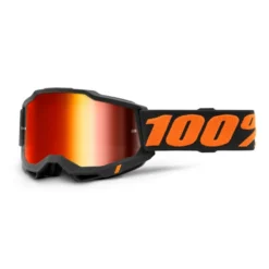 MASQUE 100% ACCURI 2 CHICAGO MIRROR RED LENS - Masques Optique VTT