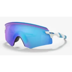 Lunettes de Soleil OAKLEY ENCODER Polished White Prizm Sapphire - Optique/Route